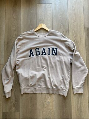 TopMan App Sweatshirt in Taupe